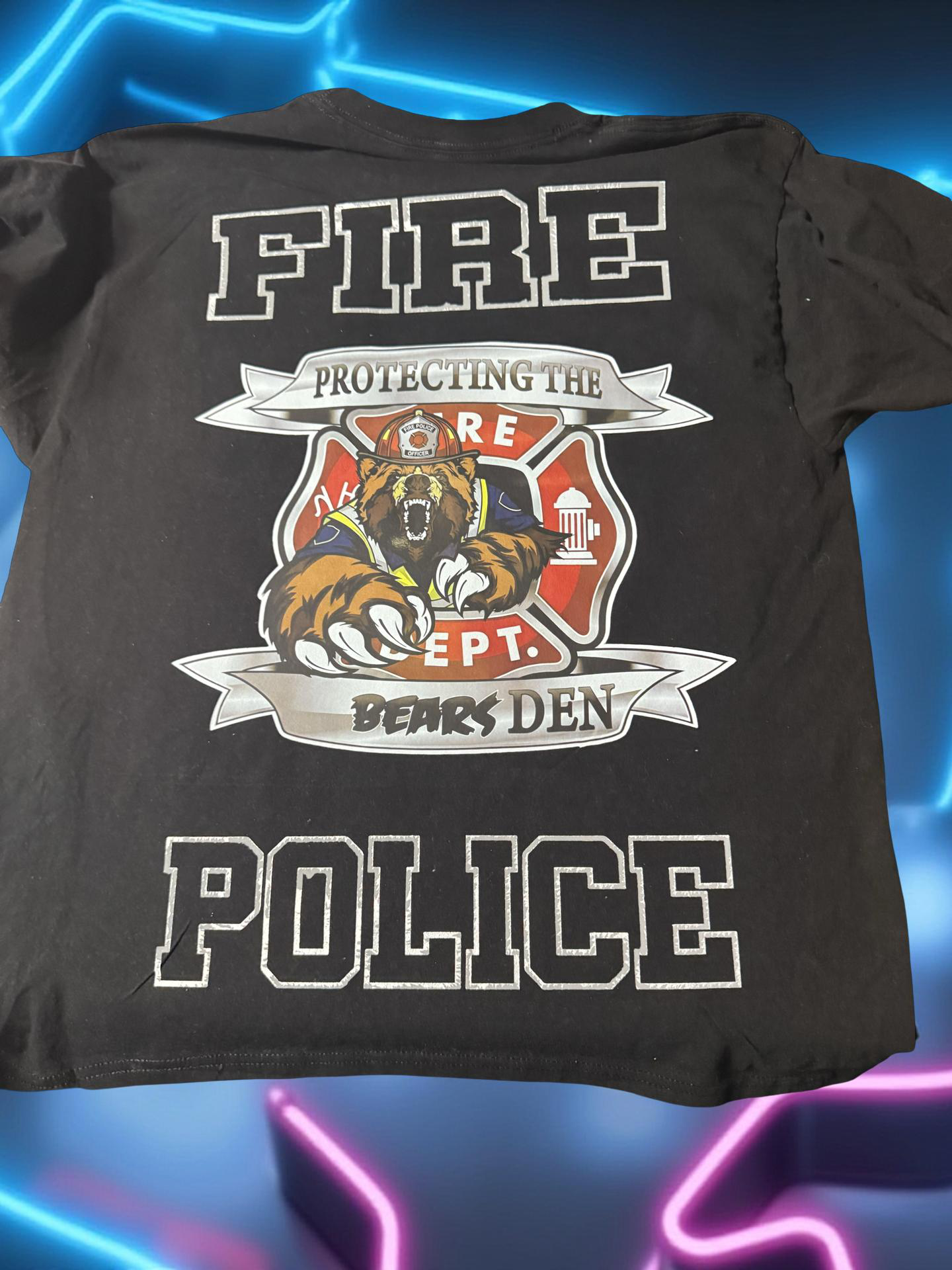 Customize￼T-shirts for the fire department.