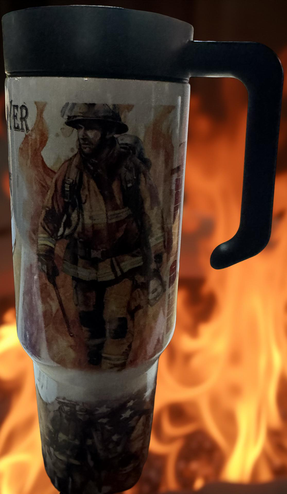 Firefighter prayer  40oz tumbler ￼